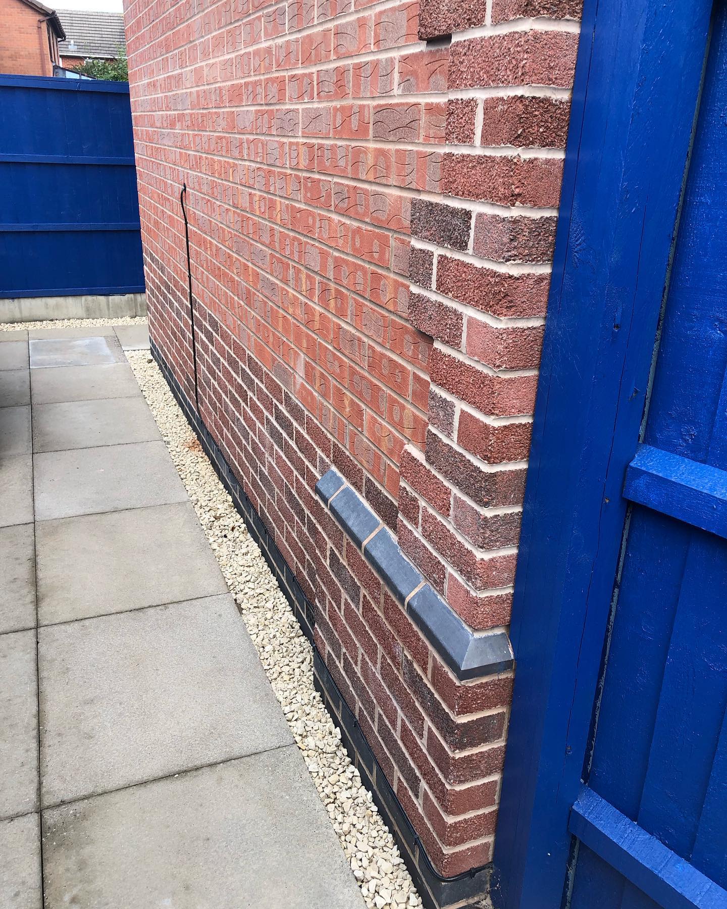 Network and cable installation detail